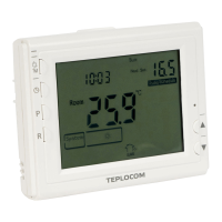 Термостат комнатный TEPLOCOM TS-Prog-2AA/8A