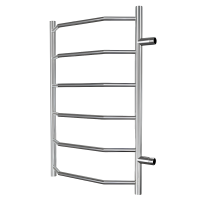Полотенцесушитель Прага Гранд (без полок) 1" 500х500 (4 перекл.) нерж.