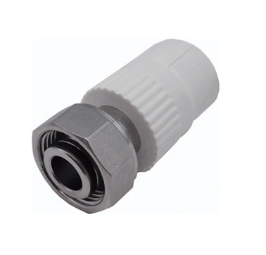 Муфта PPR с нак. гайкой для перехода на евроконус 20 х 3/4" ЕК 20 х 3/4" TIM (140/10)