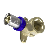 Угольник с креплением прессовый TIM вн. рез. 16х1/2" (144/18)