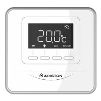 Термостат комнатный (датчик) Ariston CUBE белый