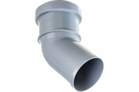 Отвод ПП канализационный D 50 (45 град.) ПОЛИТЭК (100)