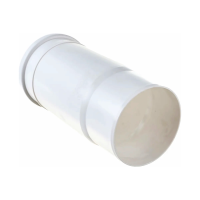 Патрубок компенсационный бесшумный белый 110 ПОЛИТЭК (48)