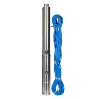 Насос погружной Aquario ASP4E-40-90 3,5"/90мм (1200 Вт., 130 л/мин., 52 м. напор, каб. 40 м.)