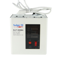 Стабилизатор напряжения Solpi-M SLP-500BA (метал. корпус) NEW
