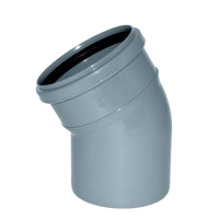 Отвод ПП канализационный D 50 (15 град.) (75)