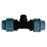 Тройник ПЭ разъемный нар.р. 75х2"х75 ITAL (11/1)