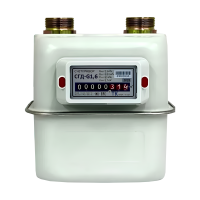 Счетчик газа Счетприбор под ББТ СГД-G 1,6T межосевое 110 мм, левый, термокорр. 1 1/4"(СЛЕВА НАПРАВО)