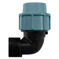 Угольник ПЭ разъемный вн.р. 32х1" ITAL (168/12)