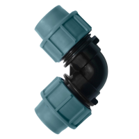 Угольник ПЭ разъемный 63 ITAL (18/1)