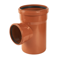 Тройник канализационный D-200/110 (87 град.) (наружная) ПОЛИТЭК (20)