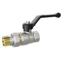 Кран шаровой с американкой полнопроходной (рычаг) LD Pride 3/4" (8) 
