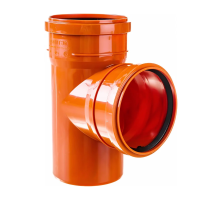 Тройник канализационный D-110/110 (90 град.) (наружная) ПОЛИТЭК (30)