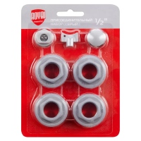 Универсальный комплект для радиатора Royal Thermo 1/2" Silver (серебрянный) (Р-О)