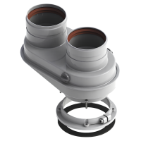 Адаптер с 60/100 на 80/80 мм MB BX-01 Haier (выписать ADM-F-M-60), Ariston* (*выписать ADM-M60) (16)