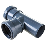 Тройник ПП канализационный D-50/50 (90 град.) ПОЛИТЭК (50)