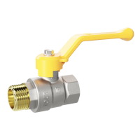 Кран шаровой для ГАЗА муфта/резьба (рычаг) LD Pride 1 1/2" (3) 
