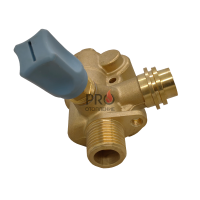 Запчасть для газ. котла Водоблок правая часть в сборе (латунь) Hubert