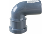 Отвод ПП канализационный D 50 (90 град.) ПОЛИТЭК (100)