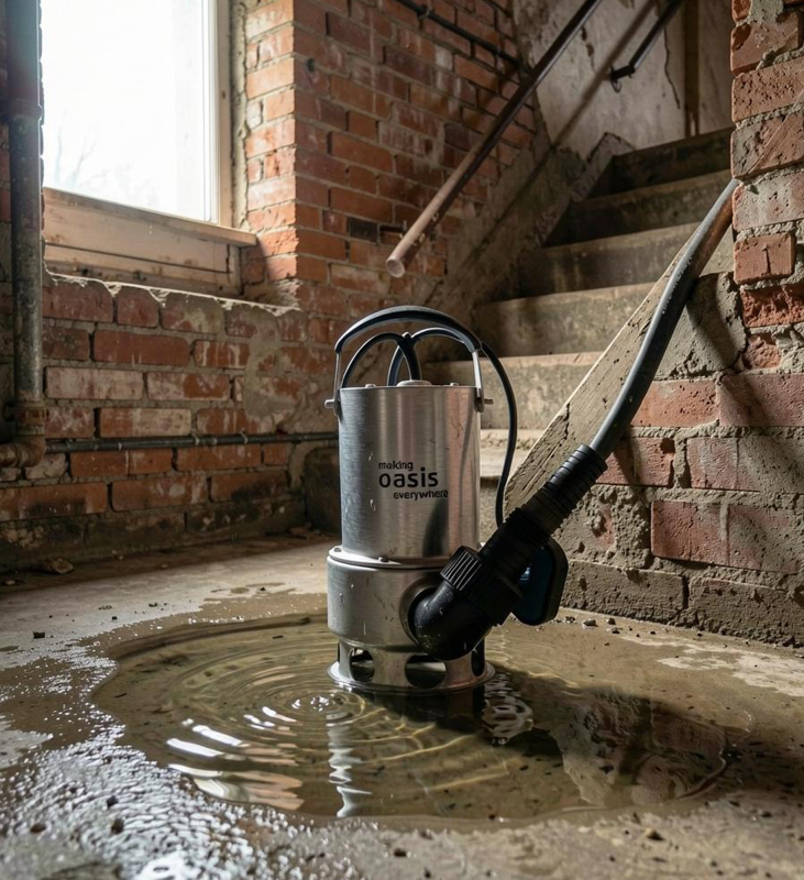 Выбираем дренажный насос Oasis: сталь или пластик?