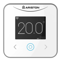 Термостат комнатный (датчик) Ariston CUBE S NET Wi-Fi белый