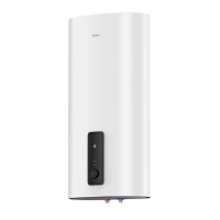 Водонагреватель электрический Candy P2 CF80V INOX (2 кВт, ПЛОСКИЙ, мех. термостат, НЕРЖ)