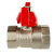 Кран шаровой муфтовый (бабочка) OTMO 3/4" (150/10)