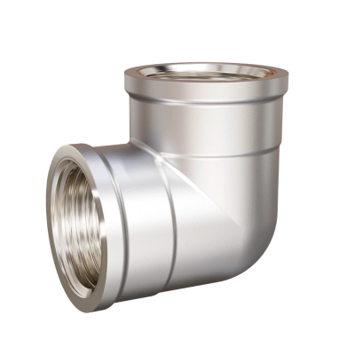 Уголок вн.-вн. 1 1/2" латунь никель LD (6)