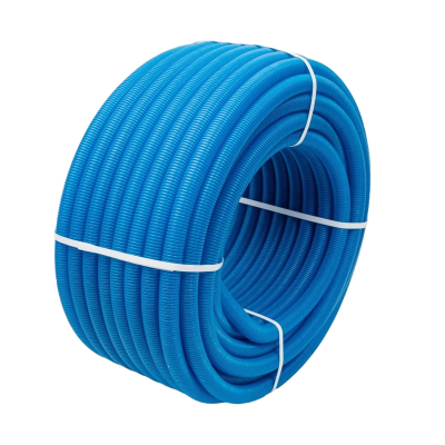 Гофра 28 синяя для труб 20 (бухта 50 м) Гофра 28 синяя для труб 20 (бухта 50 м)