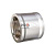 Муфта 1/2" латунь никель LD (75)