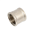 Муфта 1/2" латунь никель LD (75)
