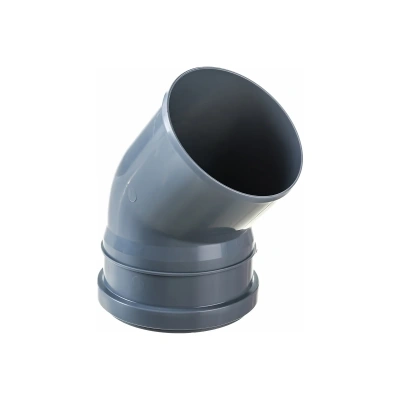 Отвод ПП канализационный D 110 (45 град.) ПОЛИТЭК (60)