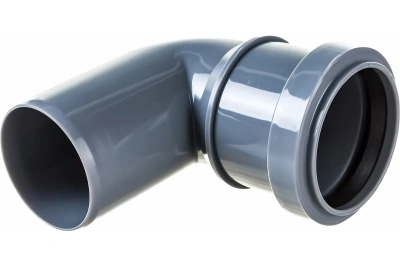 Отвод ПП канализационный D 50 (90 град.) ПОЛИТЭК (100)