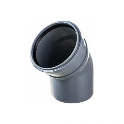 Отвод ПП канализационный D 110 (45 град.) ПОЛИТЭК (60)