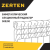 Радиатор алюминиевый ZERTEN 500/80 /10 СЕКЦИЙ /