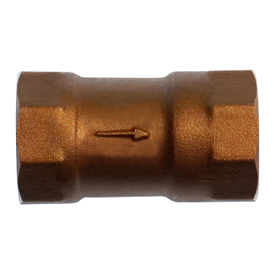 Клапан обратный пружинный муфтовый с пластиковым седлом PPA 1/2" (100)