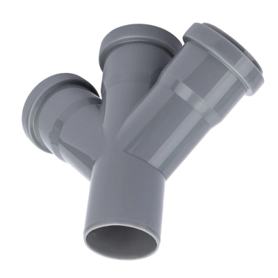 Крестовина канализационная одноплоскостная D-50/50/50 (45 град.) ПОЛИТЭК (40)