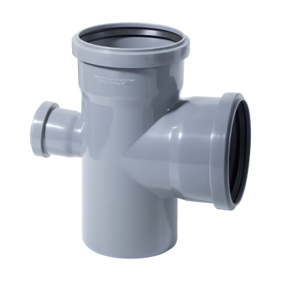 Крестовина канализационная одноплоскостная D-110/110/50 (87 град.) (20)