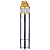 Насос погружной PUMPMAN 4STM6-15 4"/100мм (1500 Вт., 200 л/мин., 105 м. напор, кабель 80 м.) (Р-О)