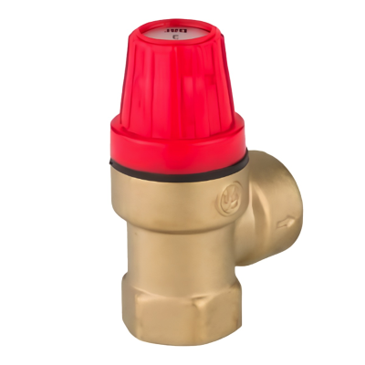 Предохранительный клапан для систем отопления AQUALINK 1/2" вн. (3,0 бар) (100)