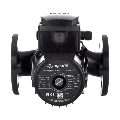 Насос фланц. циркуляционный Aquario AC(T) 22-4-65F (650 Вт., 550 л/мин., 8 м. напор, 380 V)