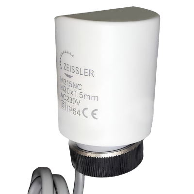 Сервопривод для теплого пола M30x1.5, норм.закр. 230v/ 2м TIM (60)