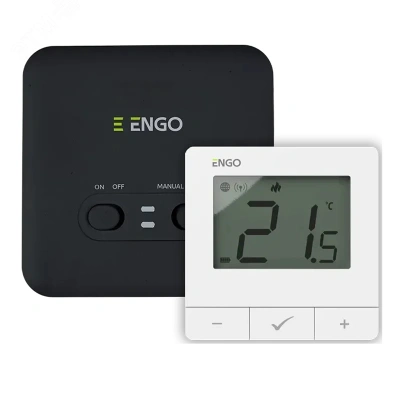 Термостат умный ENGO комнатный  ZigBee/868 МГц, 2хАА (белый)