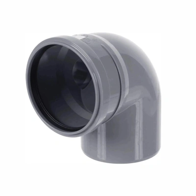 Отвод ПП канализационный D 110 (90 град.) ПОЛИТЭК (45)