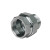 Американка прямая нар.-вн. латунь никель 1/2" LD (40)