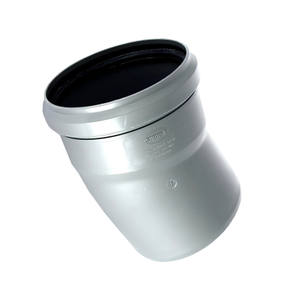 Отвод ПП канализационный СИНИКОН D 110 (15 град.) (Р-О)