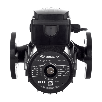 Насос фланц. циркуляционный Aquario AC(T) 8-8-40F (620 Вт., 233 л/мин., 13 м. напор, 380 V)