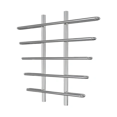 Полотенцесушитель Венеция (без полок) 1/2" вн. рез. 200х600 (5 перекл.) нерж.