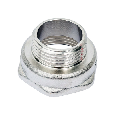 Переходник вн.-нар. 1/2"- 3/8" никелированный AQUALINK (10/400)