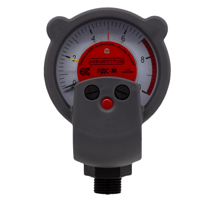 Реле давления стрелочное РДС-М Extra Акваконтроль (1,5 кВт, G1/2", 30-180 сек)